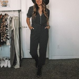 Polka dot jumpsuit